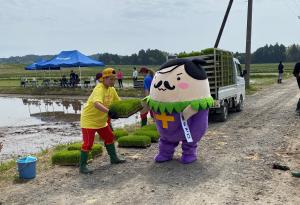 農姫米プロジェクト　田植え状況