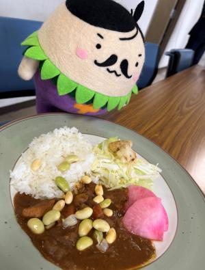 大郷みそカレー　カレーと常のモロ