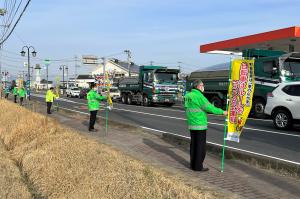 交通安全街灯指導