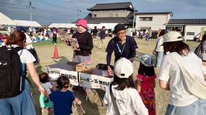 シャボン玉配布