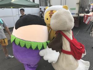 大崎市笑じフェス　常のモロ　パタ崎さん　かみーご　集合写真